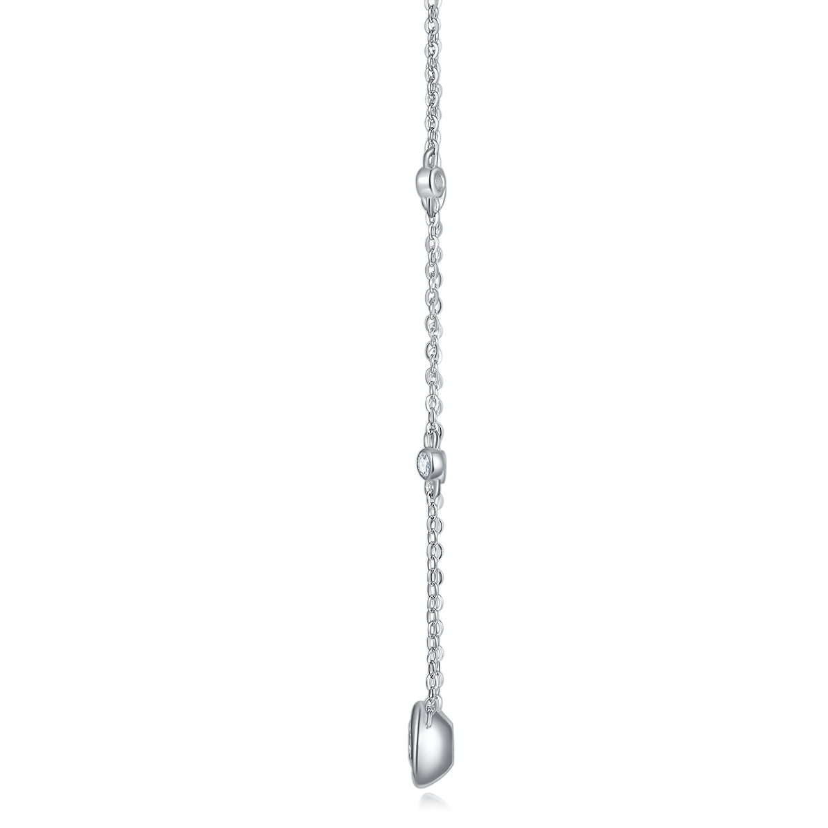 Natural Reverie - A Fashionable And Light Luxury Jewelry Pendant Necklace Set With Top-quality Moissanite, S925 Silver Plated Platinum