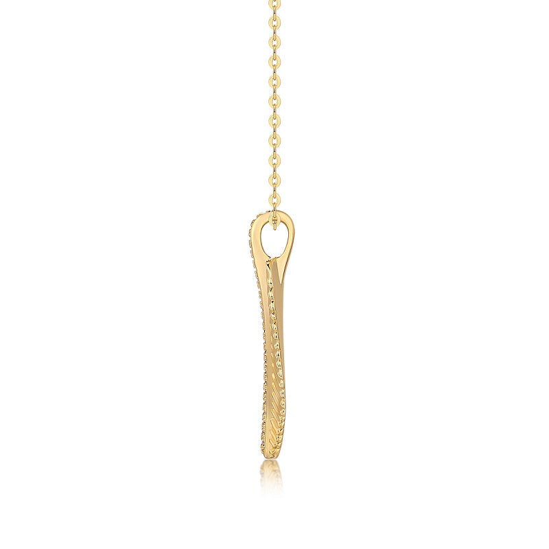 Fallen Leaves Starlight - A Fashionable And Trendy Necklace Pendant Set With Top-quality Moissanite S925 Silver And Gold-plated. It Can Be Tested With A Diamond Pen.