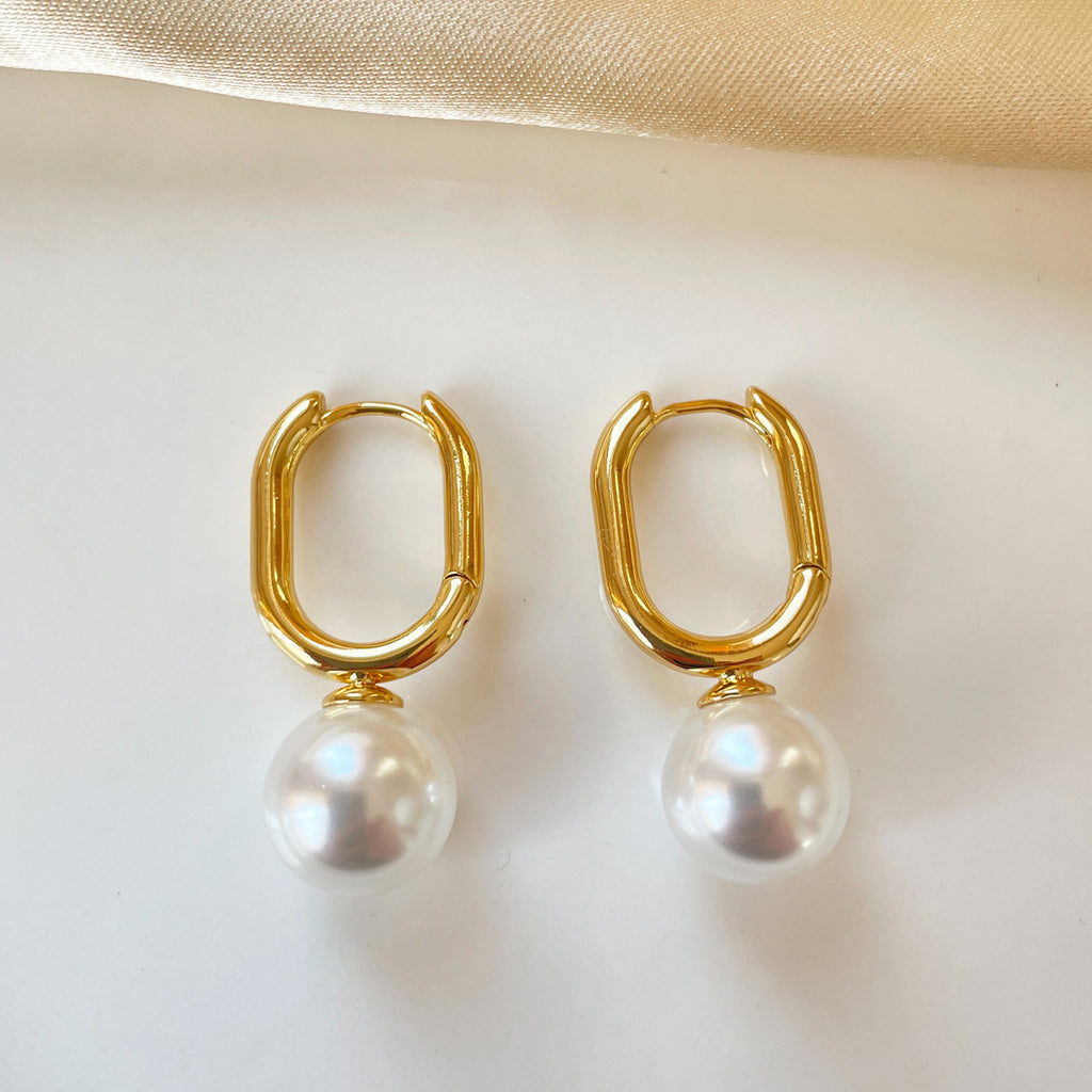 Simple Retro Pearl Earrings For Women