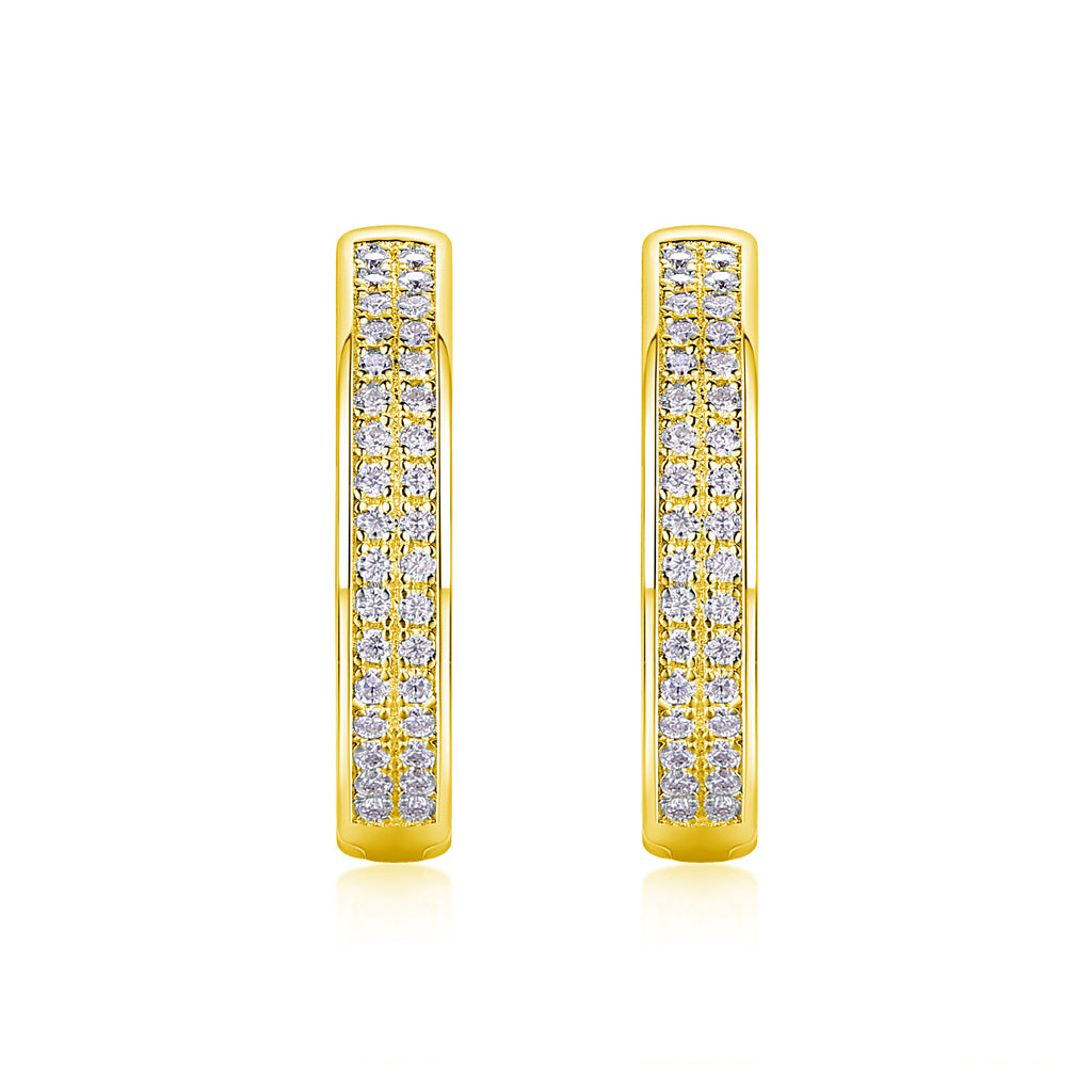 Firefly Light - Premium Moissanite Luxury Fashion Light Luxury Jewelry Silver Stud Earrings S925 Silver Plated Platinum