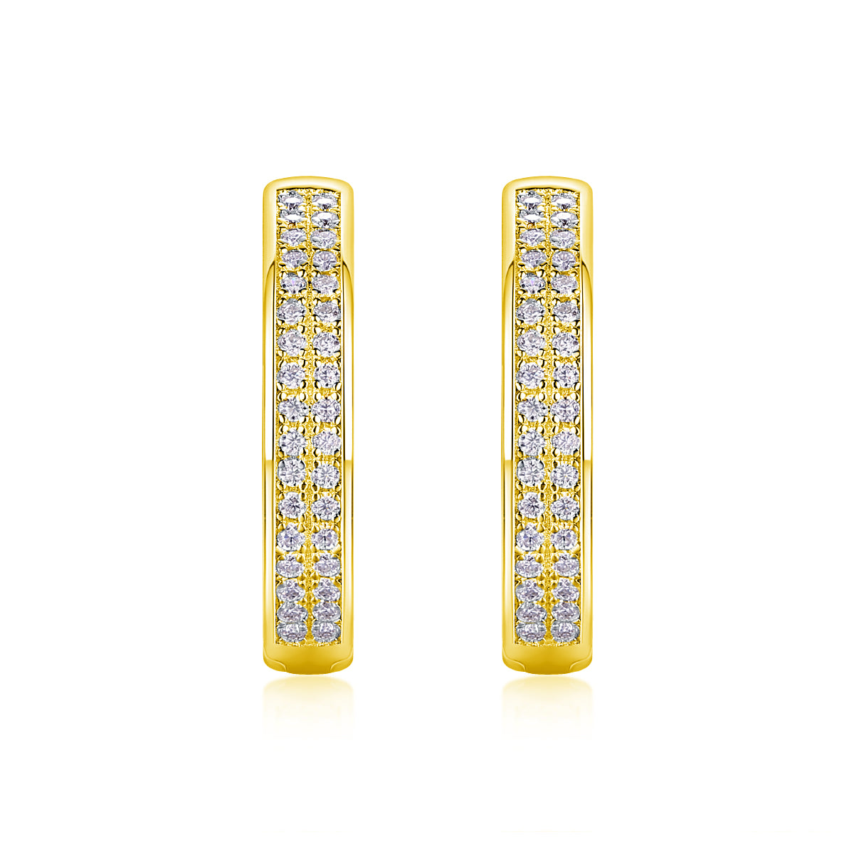 Firefly Light - Premium Moissanite Luxury Fashion Light Luxury Jewelry Silver Stud Earrings S925 Silver Plated Platinum