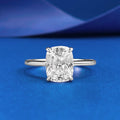 S925 Silver 7x9mm Square Ring For Women Everyday Classic Style