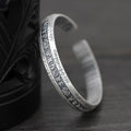Black-core Pure Silver Bracelet With Thai Silver Plating
