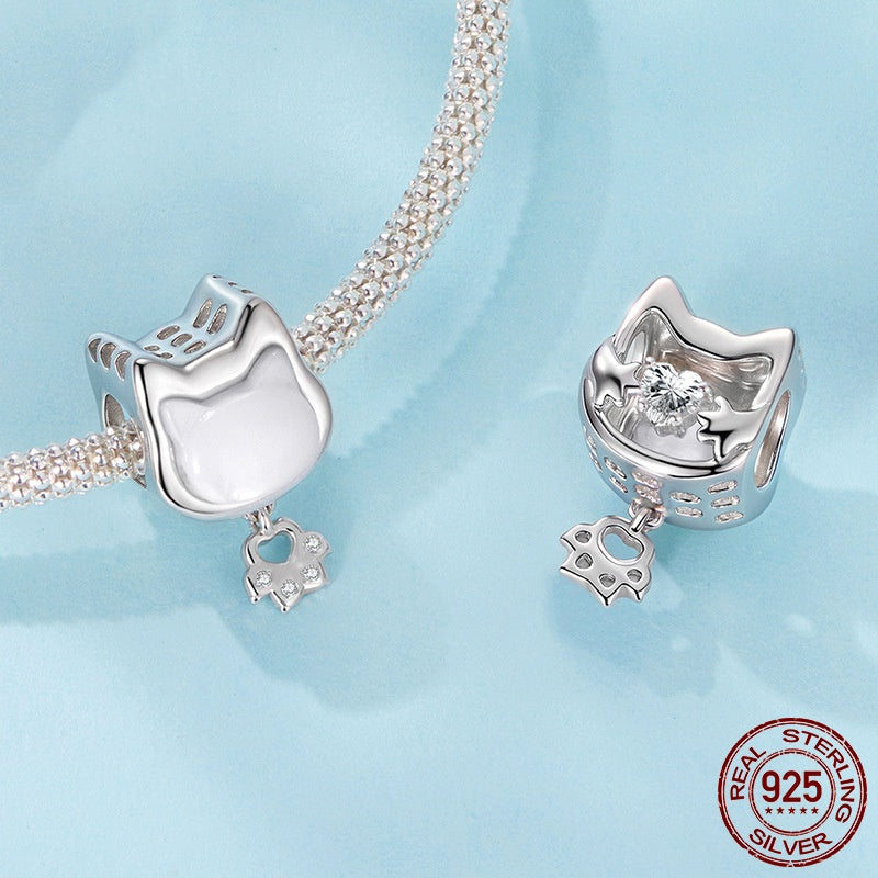 Diy Beaded Jewelry Accessories S925 Sterling Silver Beads
