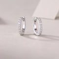 Ding Ding - A Fashionable And Trendy Accessory Set With Top-quality Moissanite S925 Silver And Platinum-plated Stud Earrings. The Gold Rose Gold Color Can Be Detected By A Diamond Pen