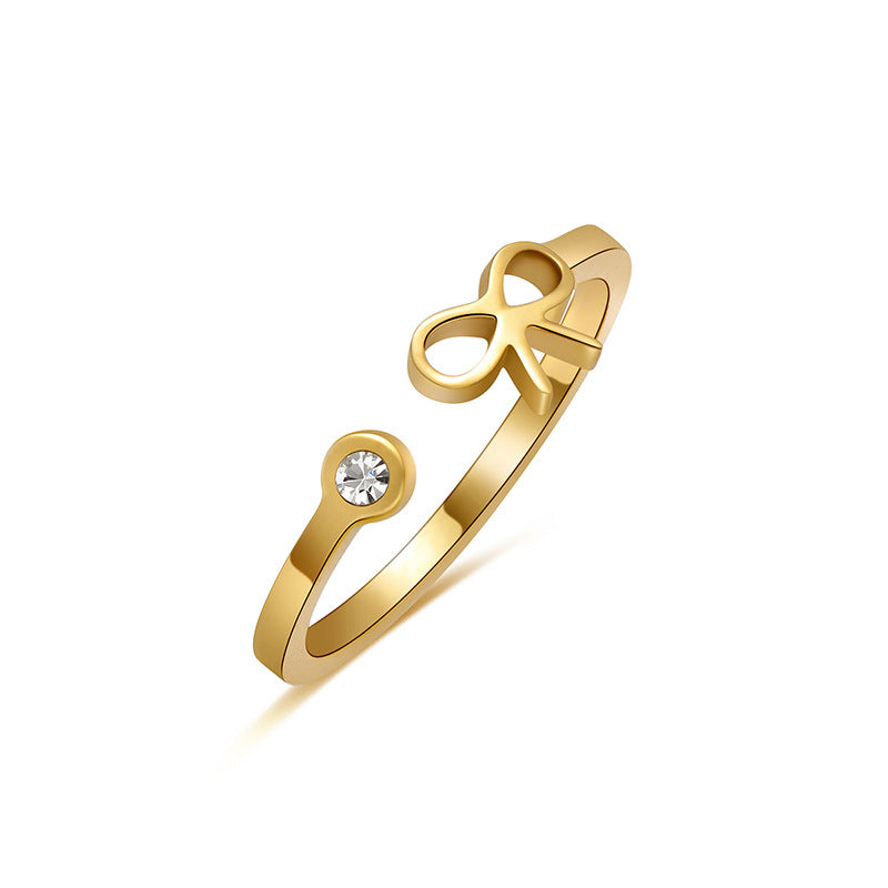 Titanium Steel Jewelry With Vacuum Plating That Wont Fade Ring