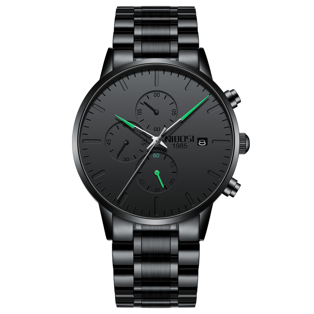 Men's Multi-functional Anti-luminous Quartz Watch