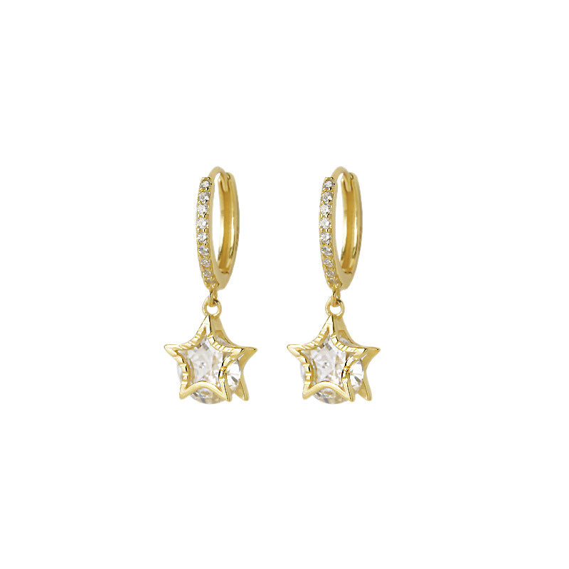 Trendy Womens Earrings Vintage Hoop Style