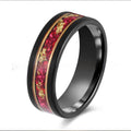 Mens Fashionable Vintage Rose Gold Ring