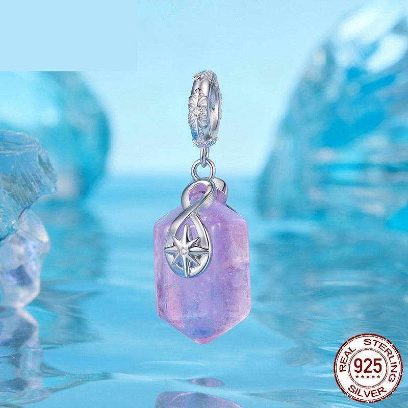 New Energy Amethyst Pendant Charm Elegant