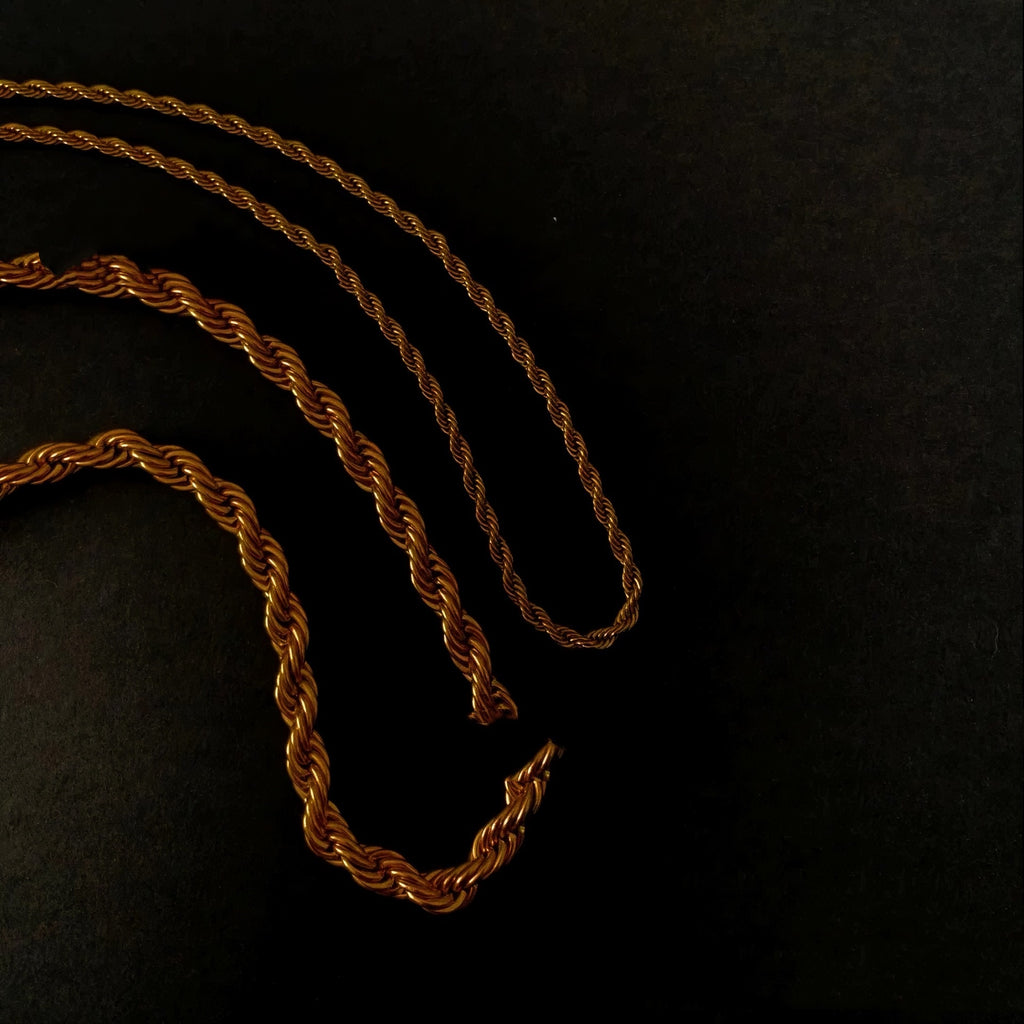 Titanium Steel Twisted Chain Necklace That Wont Fade