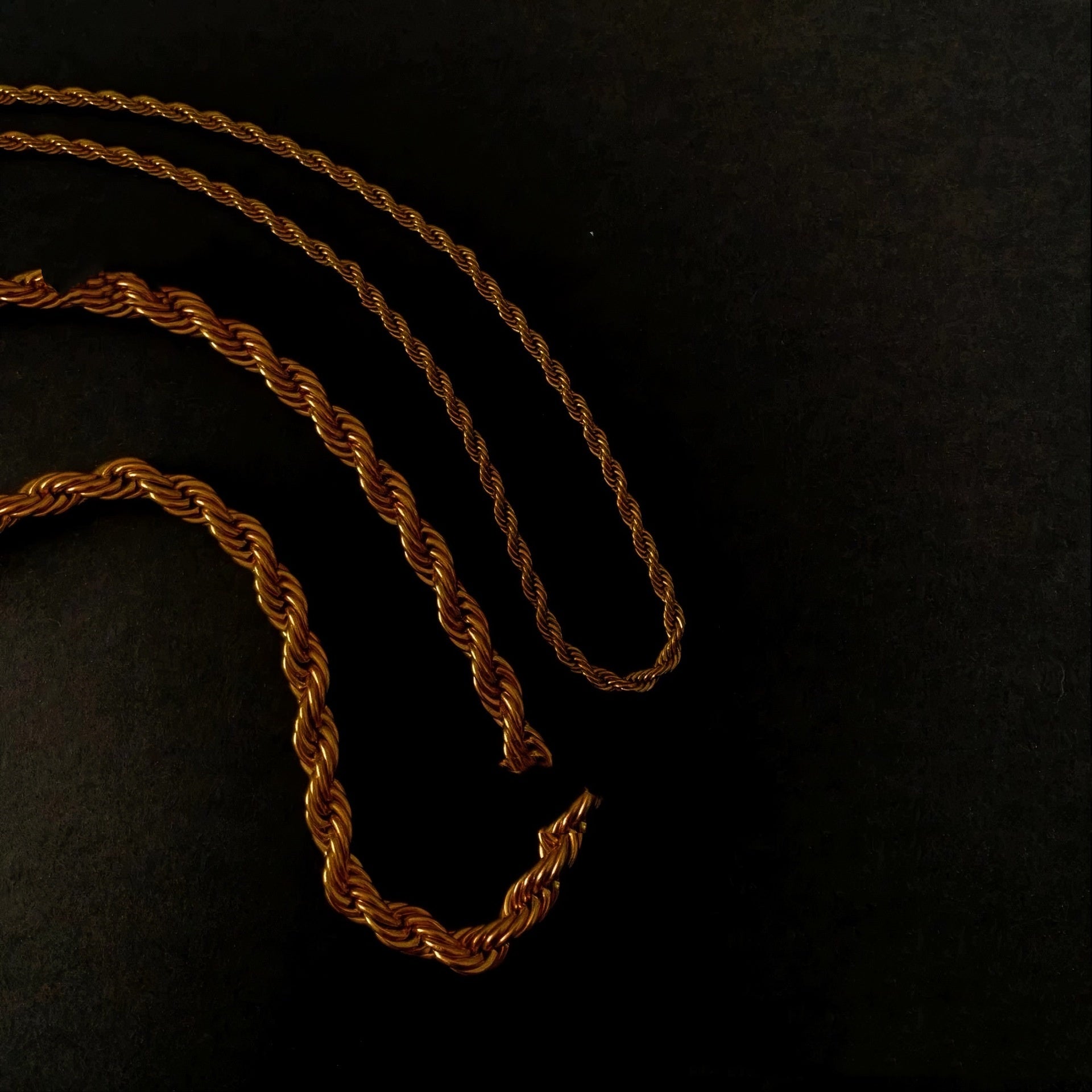 Titanium Steel Twisted Chain Necklace That Wont Fade