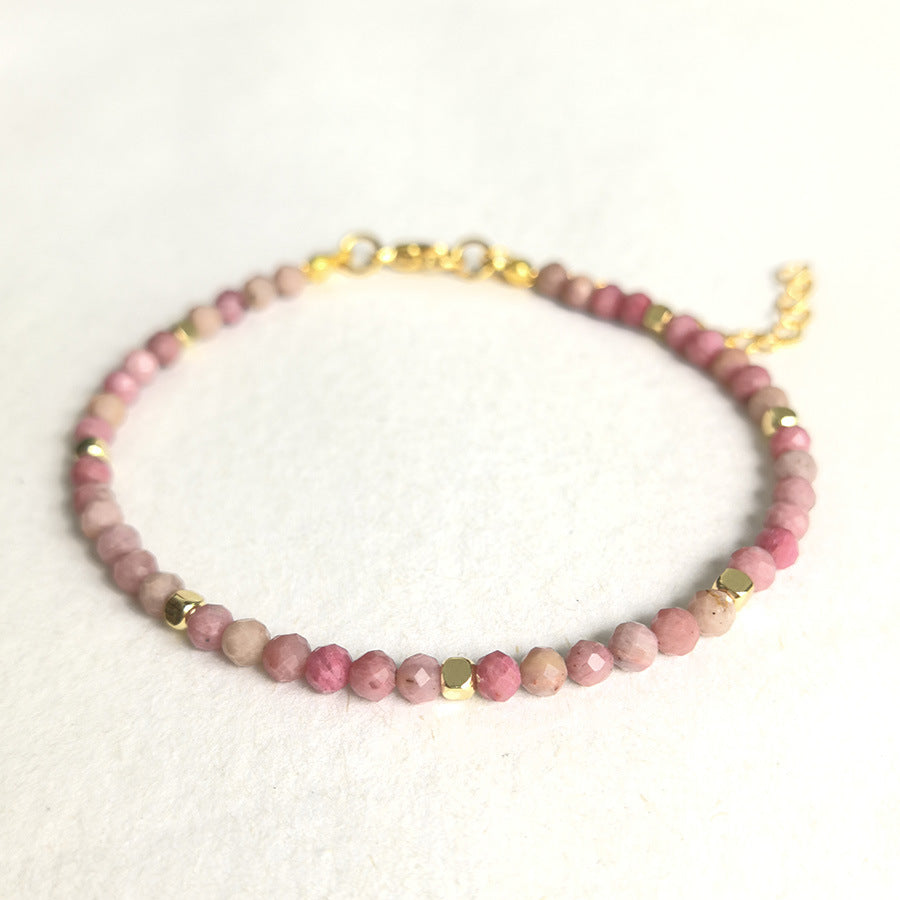 Bohemian-style Colorful Natural Stone Bracelet
