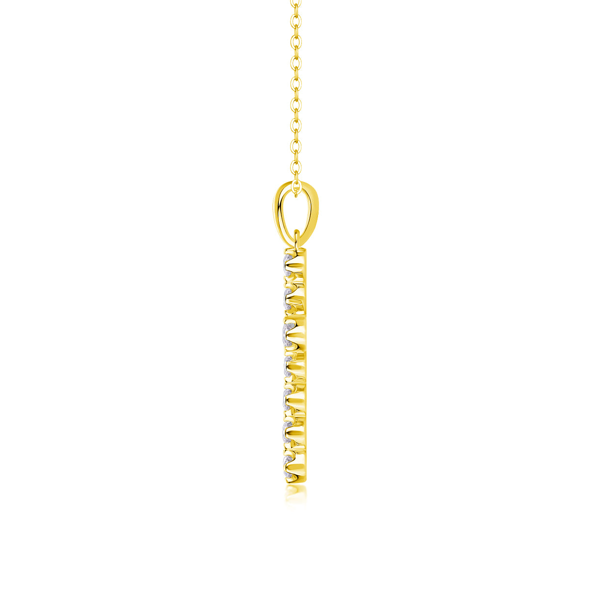 The Pendant Is A Fashionable And Trendy Accessory Set With Top-quality Moissanite S925 Silver And Platinum-plated Gold. It Can Be Tested In Gold Rose Gold With A Diamond Pen