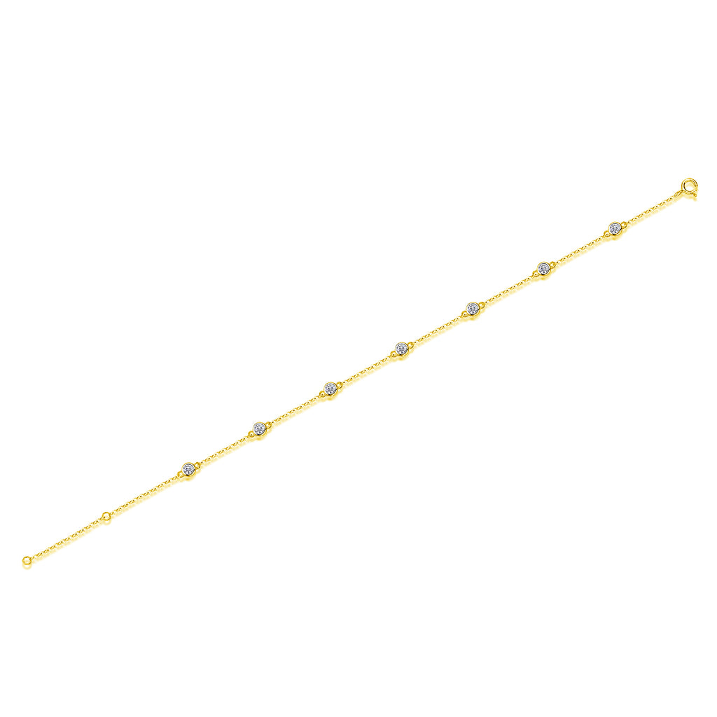 Dynamic Bubble - A Fashionable And Light Luxury Jewelry Silver Bracelet And Bracelet Set With Top-quality Moissanite, S925 Silver Electroplated Platinum