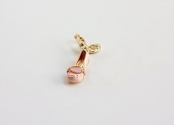 Sweet, Lovely And Delicate Flat Shoes Diamond Necklace Pendant Bag Chain Keychain Charm