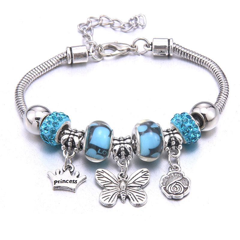 Colorful Personality Crystal String Beads Bracelet