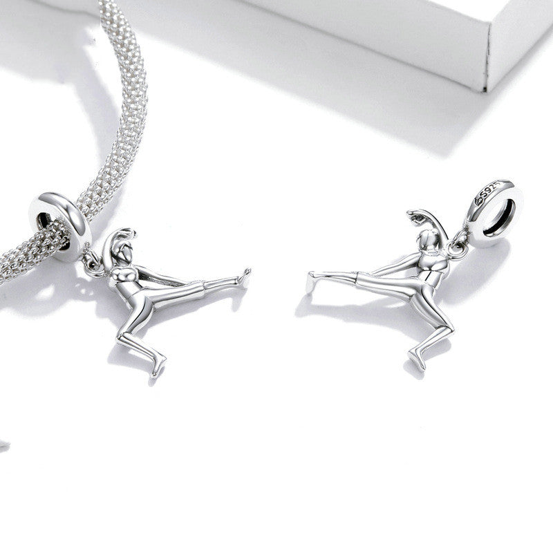 Yinziyun Original New Yoga Action S925 Silver Pendant