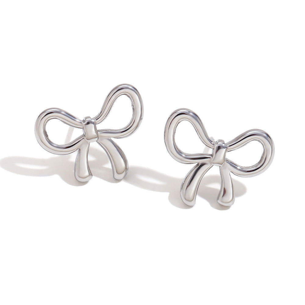 Girls Gold-colored Non-fading Heart Earrings