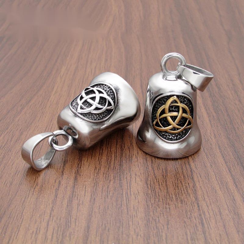 Stainless Steel Accessories Celtic Knot Bell Pendant Pendant