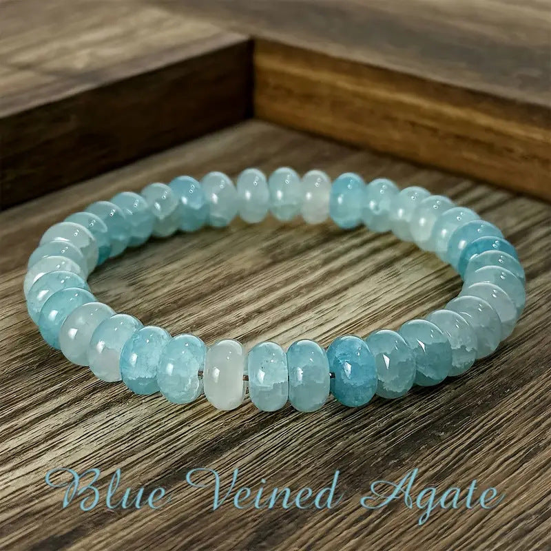 Handmade Green Agate Bead Bracelet