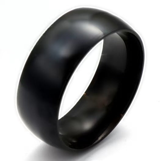 Stylish Non-fading Geometric Round Couple Rings With Advanced Electroplating