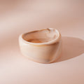 Irregular Wide-brimmed Tan Resin Bracelet