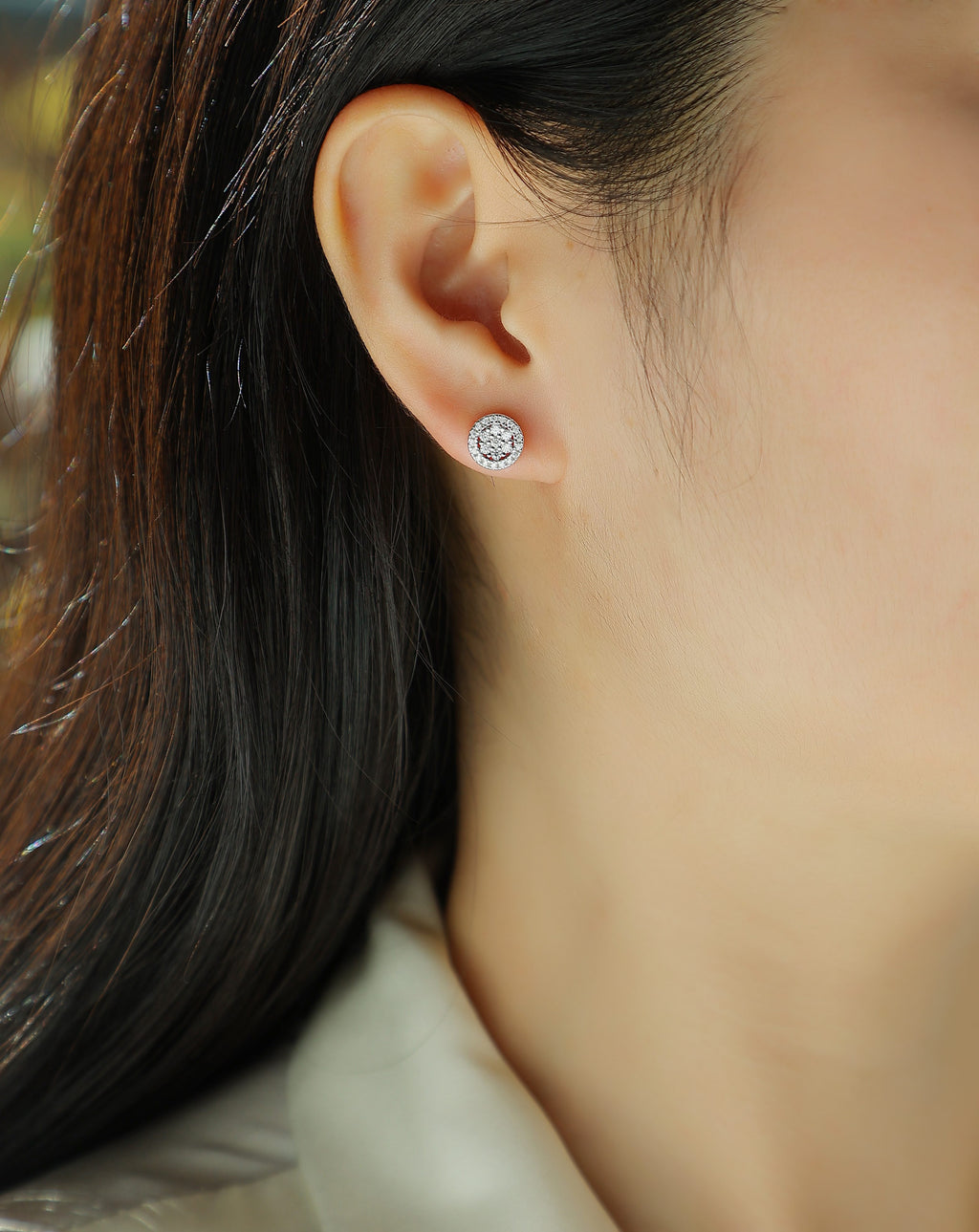 Cosmic Conjecture - Earrings Set With Top-quality Moissanite S925, Silver And Platinum-plated Stud Earrings, A Fashionable And Trendy Accessory, Can Be Tested With A Diamond Pen