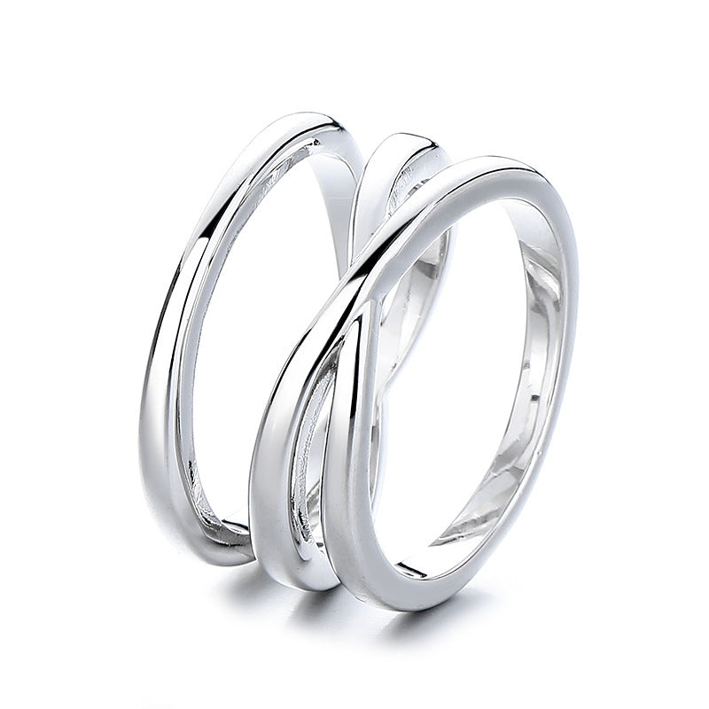 Multi-layer Ring With Intersecting Lines