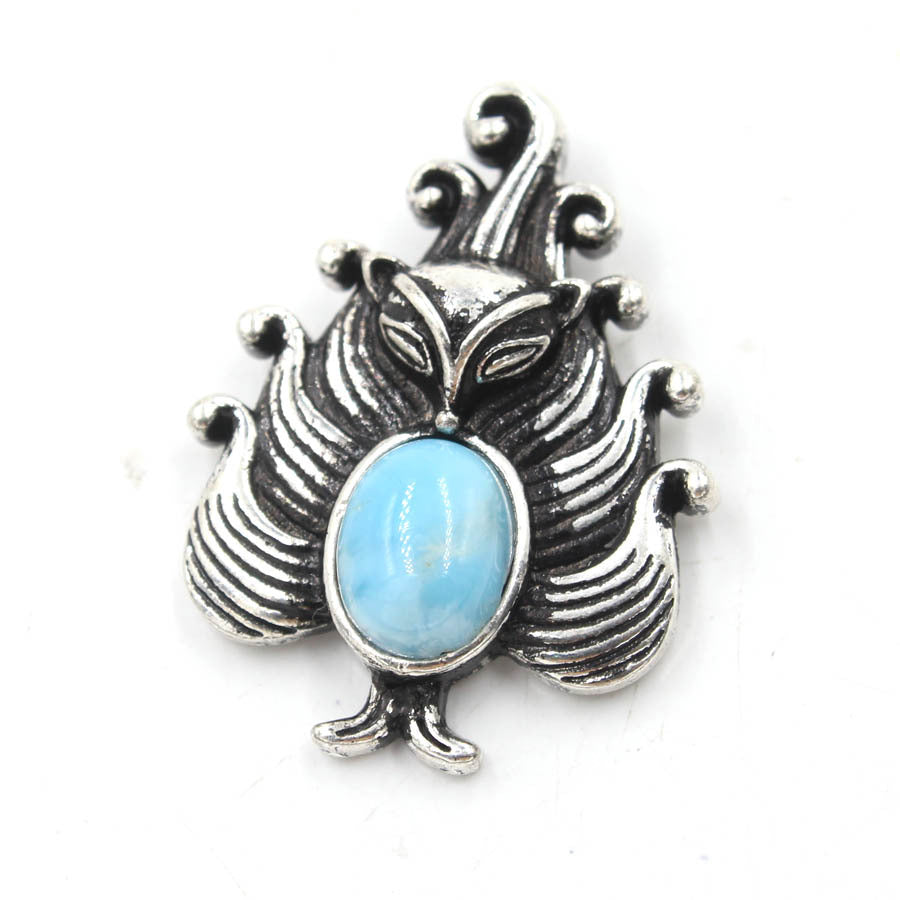 Nine-Tailed Fox Natural Crystal Pendant