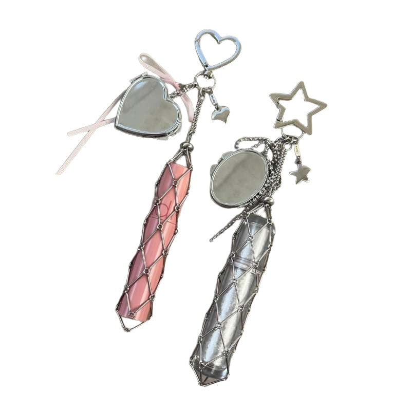 A Wire Fence Lipstick Holder DIY Bag Package Pendant