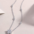 Sterling Silver Moissanite Pendant Necklace