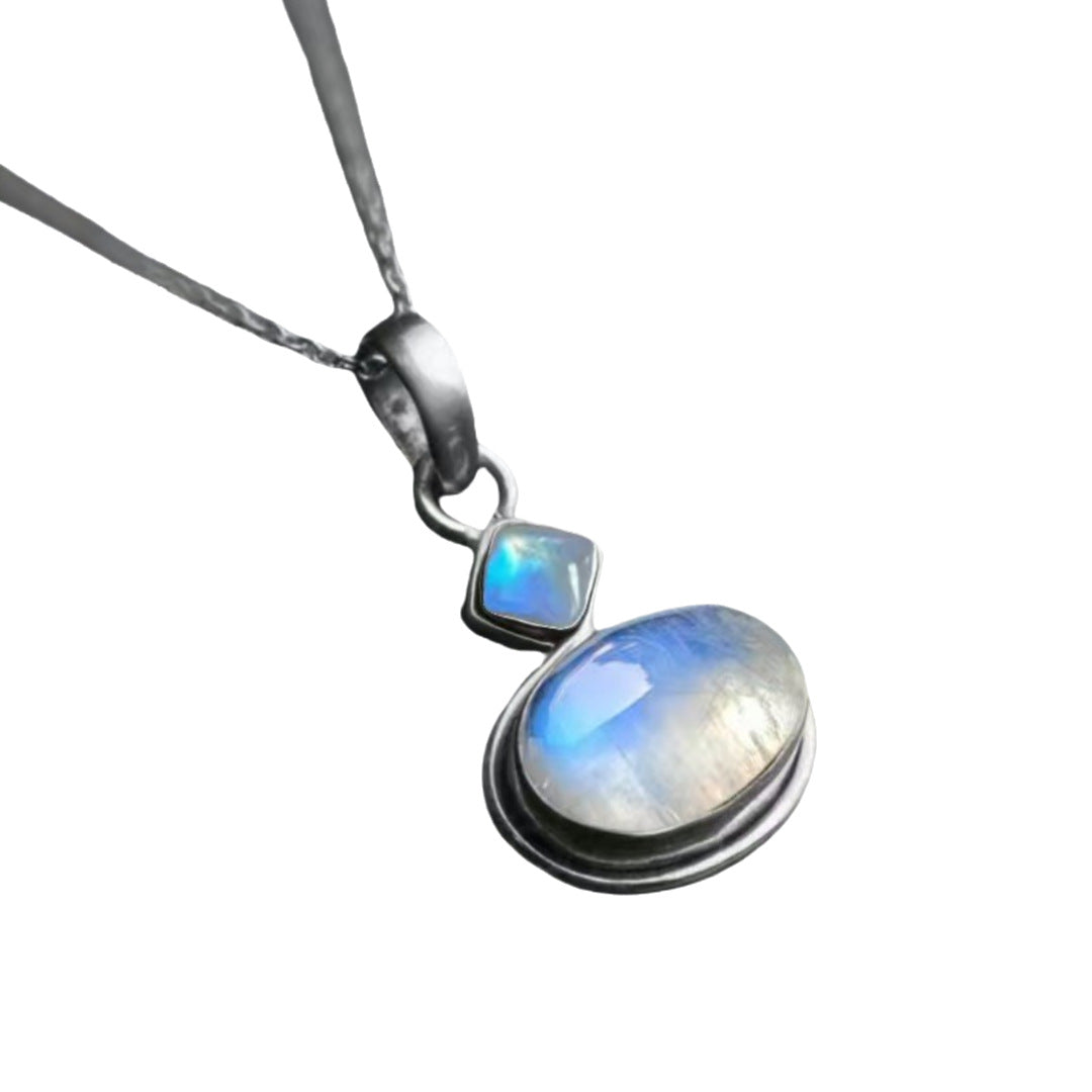 Geometric Gemstone Pendant Necklace Stylish And Unique