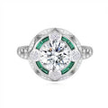 Sleek And Elegant Zircon Ringstylish Light Luxury