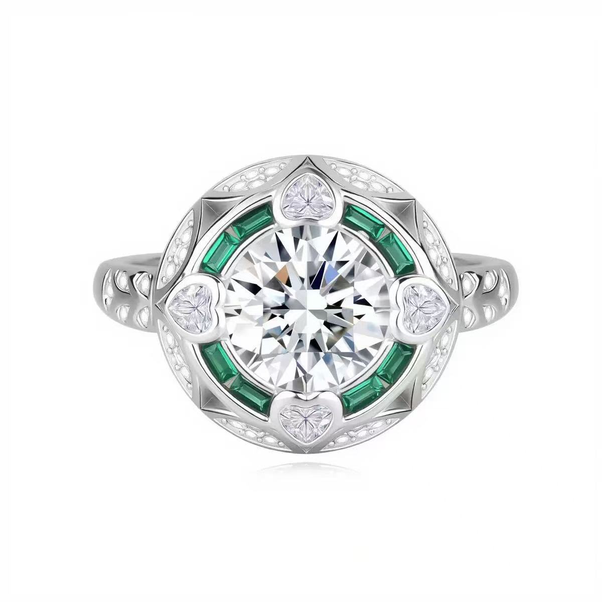 Sleek And Elegant Zircon Ringstylish Light Luxury