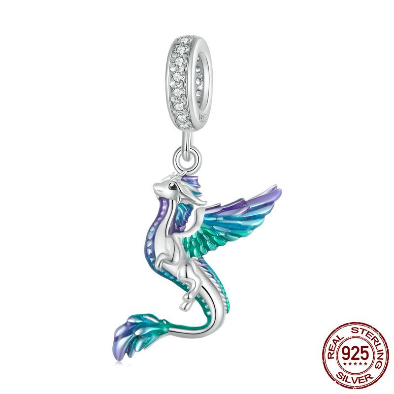 Gradient Dripping Flying Dragon Bracelet String Beads