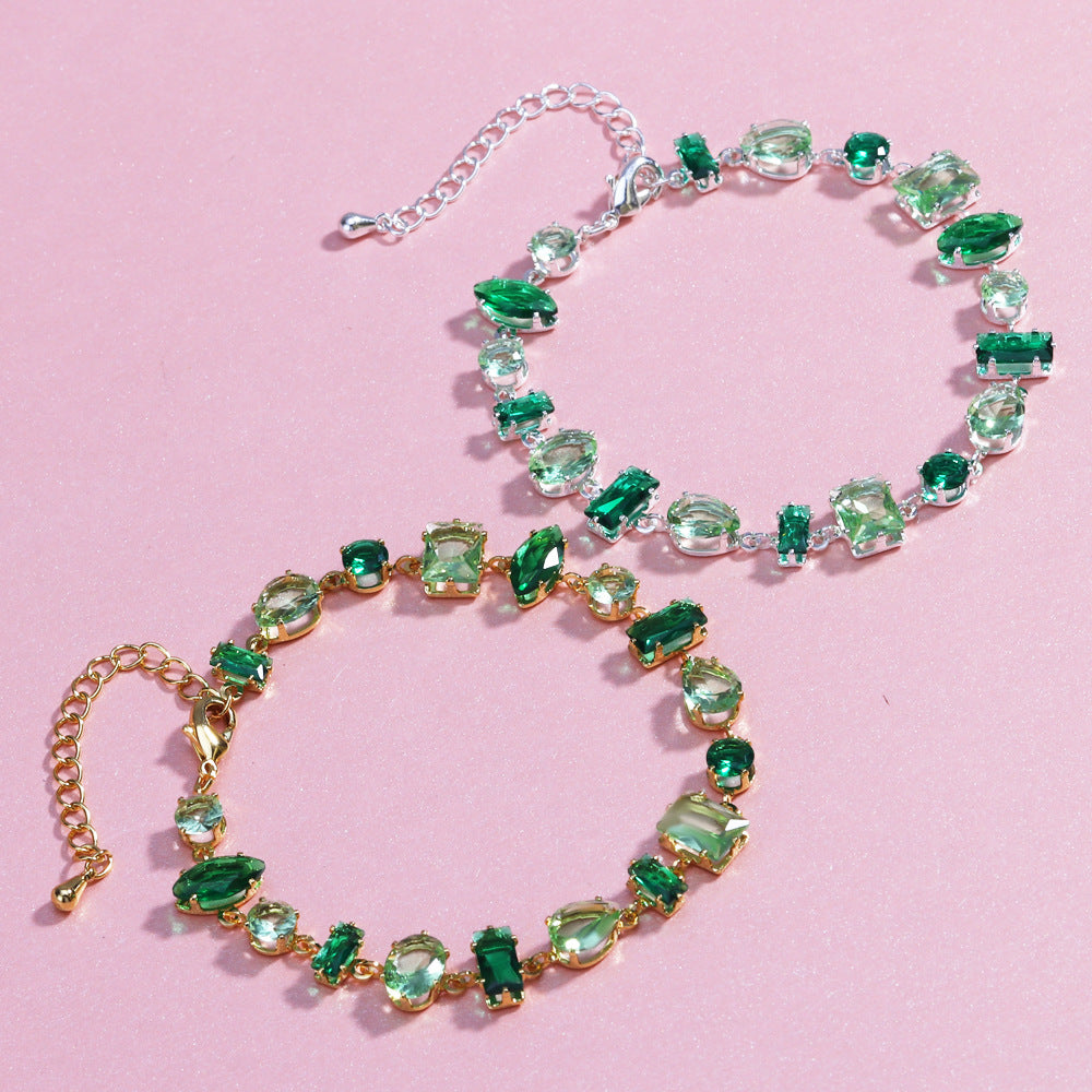 Stylish Zircon Color Bracelet In The Instagram Style