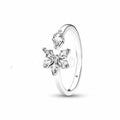 Fashionable Waterdrop-Encrusted Open Ring For Women
