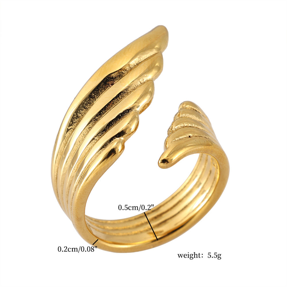 Irregular Ring Line Geometric Ring