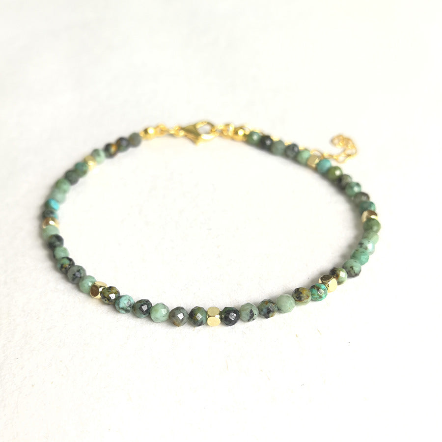 Bohemian-style Colorful Natural Stone Bracelet