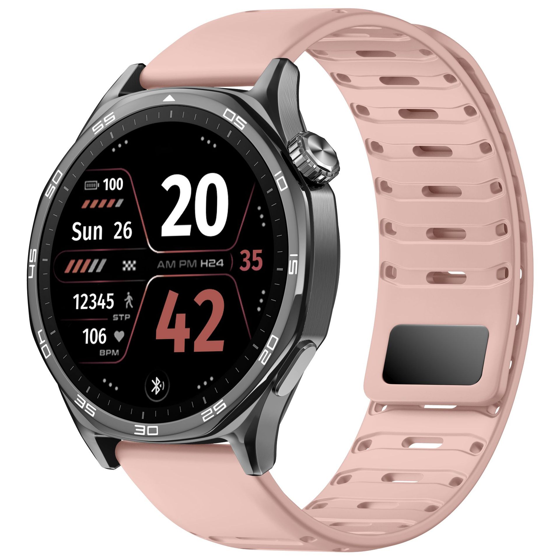 Applicable To GT5 Silicone Breathable Smart Watch Band