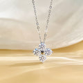 D-Color Moissanite Four-Leaf Clover Pendant For Women