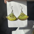 Natural Fruit-Dyed Epoxy Resin Handmade Creative Earrings For Women