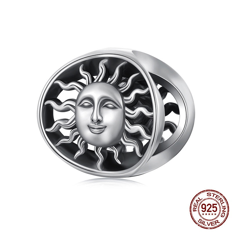 Hollow Apollo Guard Beaded S925 Sterling Silver