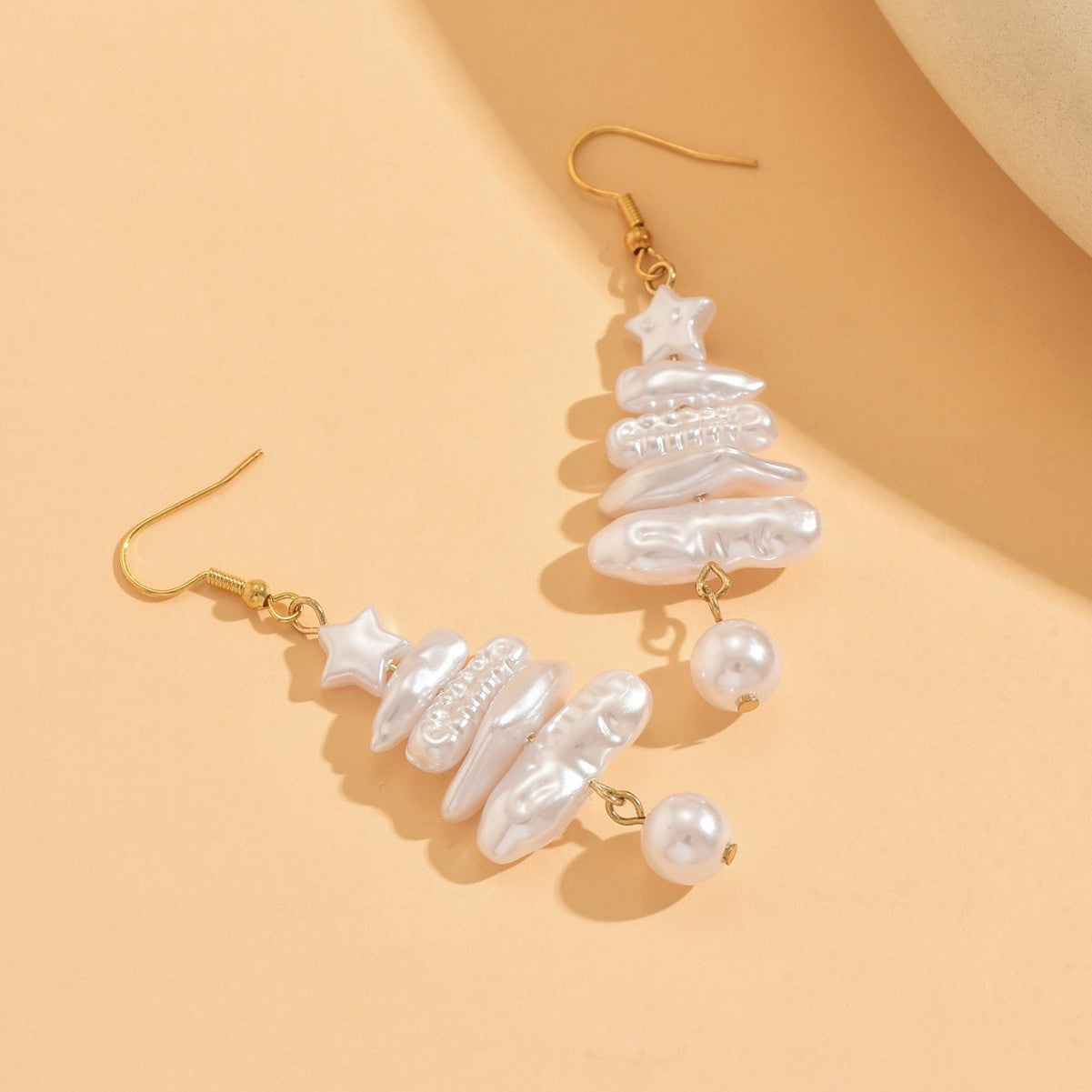 Irregular Christmas Tree Minimalist Earrings For Women
