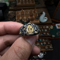 Exquisite Vintage Ring Featuring The Golden Buddha Cave