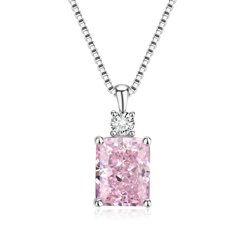 S925 Sterling Silver Perfume Bottle Necklace For Women