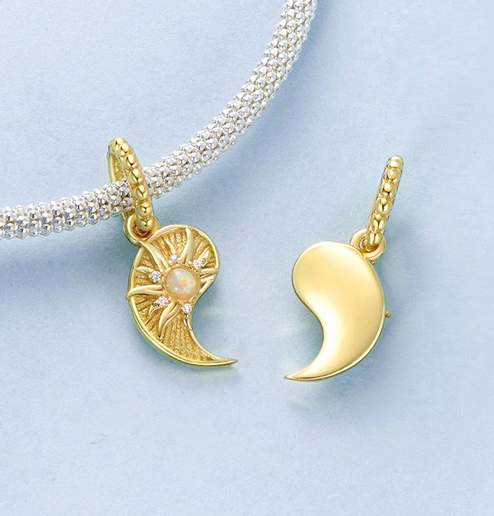 Original Eight-diagram-shaped Appetizer Sun Moon Pendant Ornaments Accessories