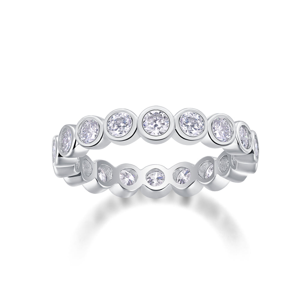 Emerging From The Cocoon - A Wedding Ring Set With Top-quality Moissanite S925 Silver And Platinum-plated Diamond Can Be Tested With A Diamond Pen. The Ring Is In Gold And Rose Gold