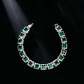 Stylish Bracelet With Geometric Square, Ultra-shiny Zircon